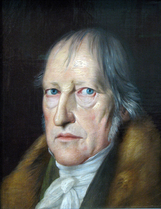 A painting of an old white man with grey hair wearing a heavy cloak.