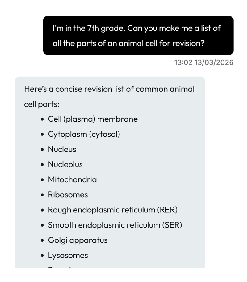 An example screenshot from OpiqGPT.